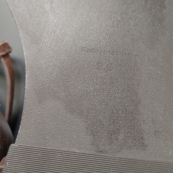 Reformation Chocolate Suede Lake Flat Sandals - Picture 6 of 7